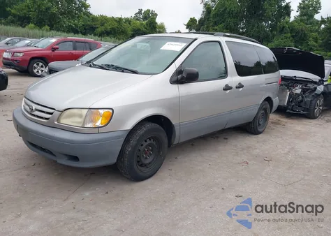 2002 Toyota Sienna Le from USA, damaged, VIN 4T3ZF13C52U437640